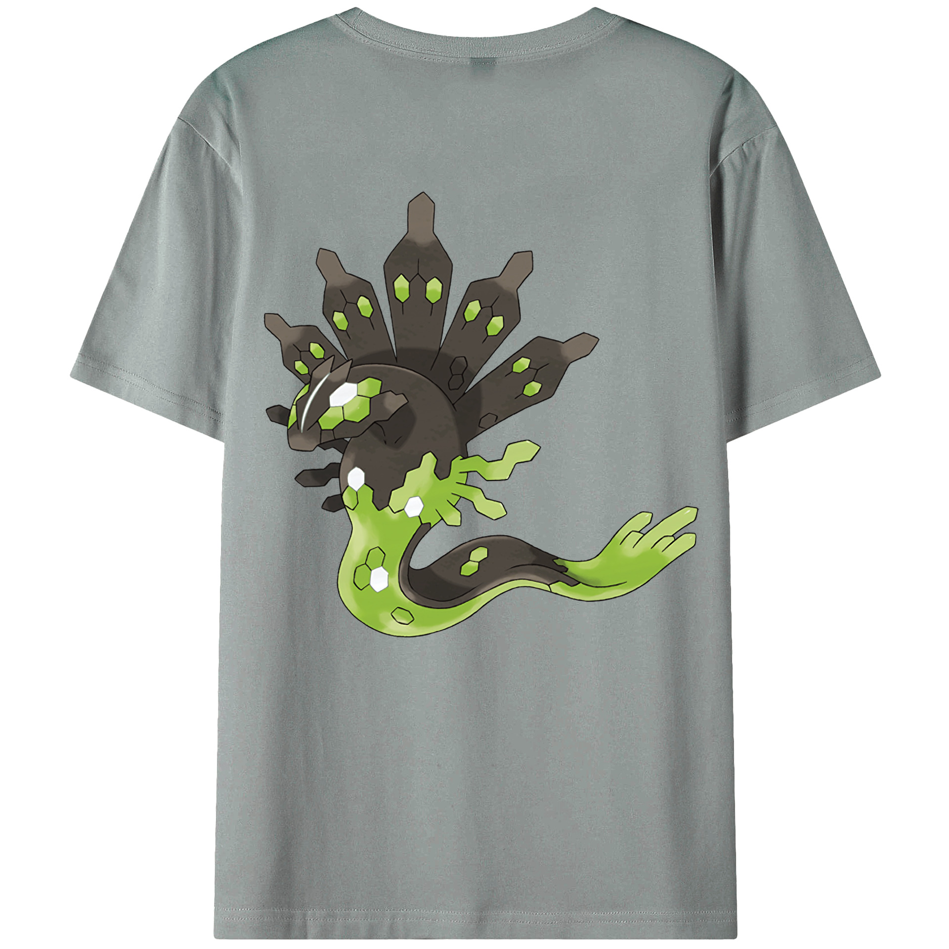 （画像用） ポケットモンスター Pokémon 綿100％ メンズ半袖Tシャツ（バックプリント） 通気性